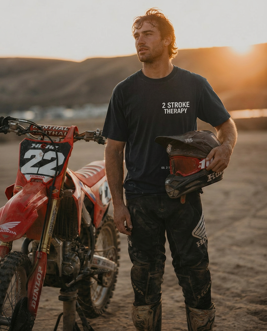 BRAAAP rider wearing merch in the wild